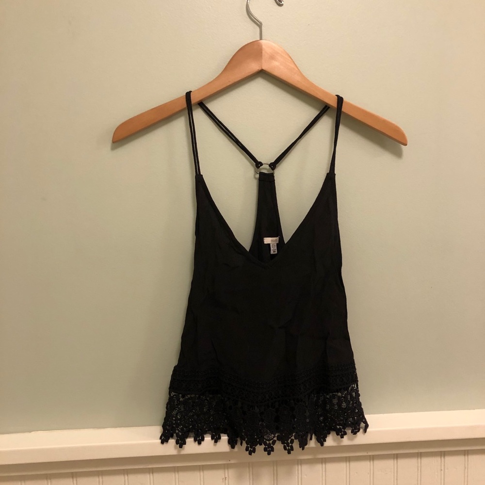 Urban Outfitters black crop top